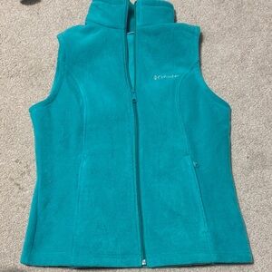 Columbia Turquoise Fleece Vest